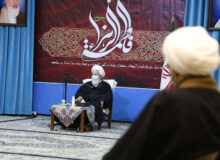 تصاویر دیدار مدیر و معاونان حوزه علمیه یزد با آیت الله ناصری