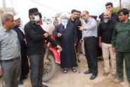 فیلم | بازدید آیت الله ناصری از مناطق سیل زده زردین
