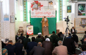 حضور امام جمعه یزد در مراسم یادبود شهدای حادثه تروریستی حرم شاهچراغ (علیه السلام)