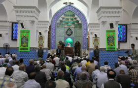 تصاویر نماز جمعه یزد در روز عید غدیر