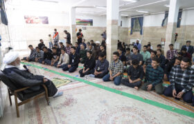 حضور امام جمعه یزد در اردوی اعضای بسیج دانش آموزی