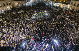 تجمع مردم یزد در محکومیت جنایات رژیم صهیونیستی