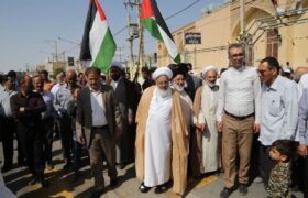 گزارش تصویری سفر یکروزه  آیت الله ناصری به شهرستان بهاباد