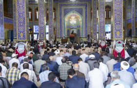 مراسم چهلم شهدای خدمت در یزد