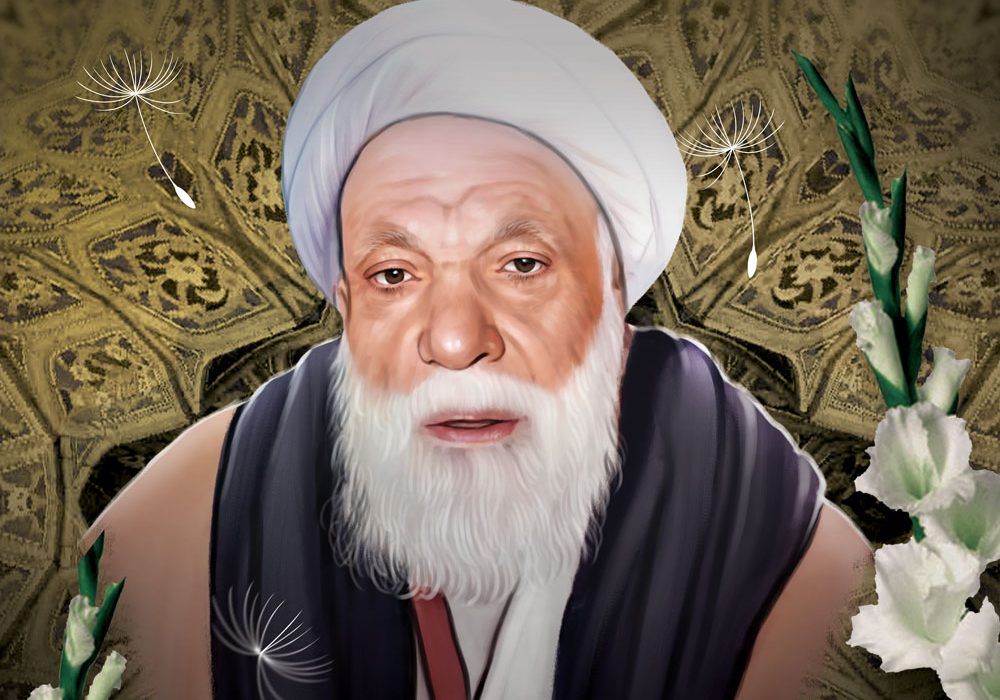 پوستر سالروز رحلت حاج شیخ غلامرضا