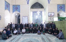 حضور آیت الله محمدرضا ناصری در مسجد مهدیه شاهدیه به مناسبت روز جهانی مسجد