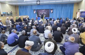 مراسم شهادت امام حسن عسکری (ع) در دفتر امام جمعه یزد