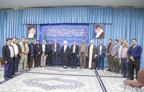 دیدار اعضای سازمان قضایی نیروهای مسلح با نماینده ولی فقیه در استان