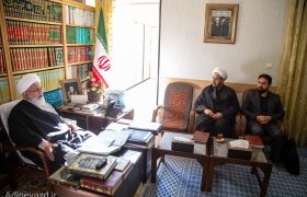 دیدار مسئول شورای هماهنگی تبلیغات اسلامی با آیت الله ناصری