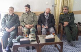 دیدار سردار سرتیپ پاسدار علی شمشیری  با آیت الله ناصری