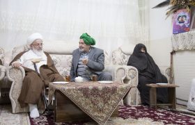 دیدار با پدر شهیدان حسینی به مناسبت ولادت حضرت علی علیه السلام و روز پدر