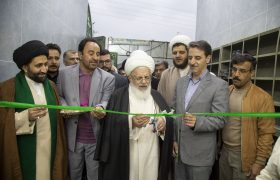 افتتاح مسجد مهدیه اکبرآباد با حضور آیت الله ناصری