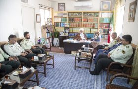 دیدار فرماندهان نیروی انتظامی استان با امام جمعه یزد