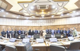 حضور آیت الله ناصری در صحن شورای اسلامی شهر یزد