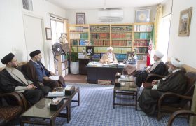 دیدار مدیر منطقه۳ حوزه‌های علمیه کشور و مدیر حوزه علمیه استان یزد با نماینده ولی فقیه در استان