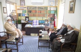 دیدار آیت الله صدیقی با آیت الله ناصری