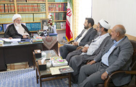 دیدار رئیس مرکز تخصصی صحیفه سجادیه با آیت الله ناصری
