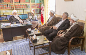 دیدار دادستان ویژه روحانیت استان اصفهان با آیت الله ناصری