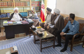 دیدار معاونت امور طلاب حوزه علمیه با آیت الله ناصری