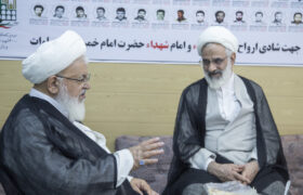 دیدار نماینده ولی فقیه در سپاه با آیت الله ناصری