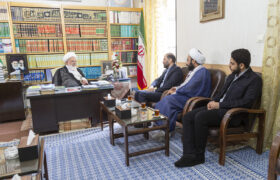 دیدار دبیرکل اتحادیه انجمن‌های اسلامی دانش آموزان کشور با امام جمعه یزد