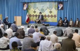 مراسم جشن عید غدیر در دفتر آیت الله ناصری