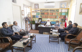 دیدار مدیرعامل آبفا با امام جمعه یزد