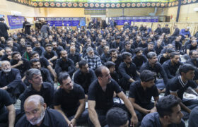 مراسم عزاداری روز عاشورا در دفتر امام جمعه یزد