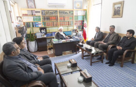 دیدار مدیرکل امور مالیاتی با آیت الله ناصری