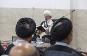 جلسه تفسیر قرآن کریم آیت الله ناصری