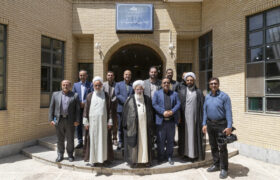 حضور آیت الله ناصری در مرکز صدا و سیمای استان یزد