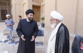 حضور امام جمعه یزد در موسسه امامت