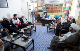 دیدار نماینده ولی فقیه در هلال احمر با نماینده ولی فقیه در استان یزد