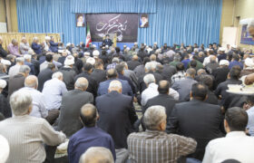 عزاداری شهادت امام حسن عسکری (ع) در دفتر امام جمعه یزد