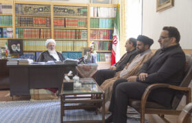 دیدار مدیرکل کمیته امداد استان با آیت الله ناصری