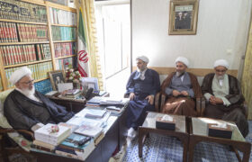 دیدار معاون رئیس سازمان تبلیغات اسلامی کشور با آیت الله ناصری