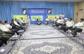 دیدار فرماندهان نیروی انتظامی استان با امام جمعه یزد