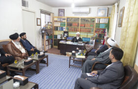 دیدار معاون مدیرکل کمیته امداد کشور با آیت الله ناصری