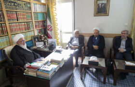 دیدار تولیت مدرسه عالی شهید مطهری با امام جمعه یزد