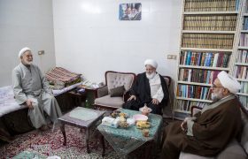 عیادت امام جمعه یزد از حجت الاسلام والمسلمین دشتی