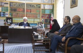 دیدار مدیرکل استعدادهای درخشان  وزارت آموزش و پرورش با آیت الله ناصری