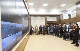 بازدید آیت الله ناصری از مرکز مدیریت راه ها در اداره کل راهداری و حمل و نقل جاده ای