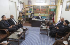 دیدار معاون آموزش امور طلاب جامعه المصطفی با نماینده ولی فقیه در استان