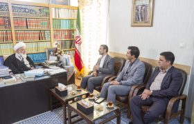 دیدار رییس امور فرهنگی قوه قضائیه با آیت الله ناصری